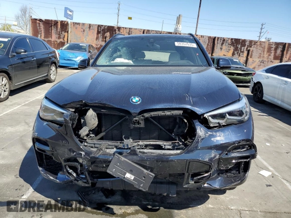 2023 BMW X5 xDrive45e with VIN 5UXTA6C06P9R89208, listed as a Copart auction lot 50352635 with 0 mi miles and Salvage Title. Bid and sale history available at carsss.com. Image 5.