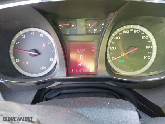 2012 GMC Terrain SLT-1 with VIN 2GKFLUE51C6369124, listed as a IAAI auction lot 41571362 with 156,070 mi miles. Bid and sale history available at carsss.com. Image 7.