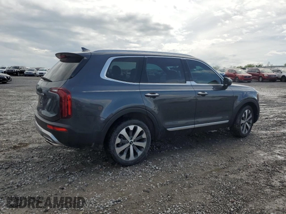 2022 Kia Telluride S with VIN 5XYP64HC6NG245499, listed as a Copart auction lot 54368215 with 31,624 mi miles and Salvage title. Bid and sale history available at DreamBid. Image 3.