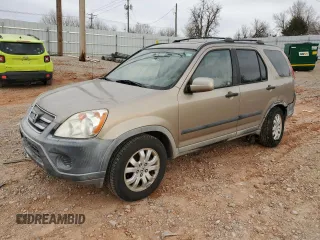 2005 Honda CR-V EX with VIN JHLRD78825C045304, listed as a Copart auction lot 47971035 with 257,596 mi miles and Salvage Title. Bid and sale history available at carsss.com. Image 1.