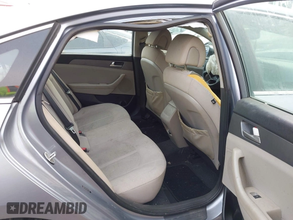 2016 Hyundai Sonata SE with VIN 5NPE24AF5GH375681, listed as a IAAI auction lot 42047034 with 137,256 mi miles and . Bid and sale history available at carsss.com. Image 8.