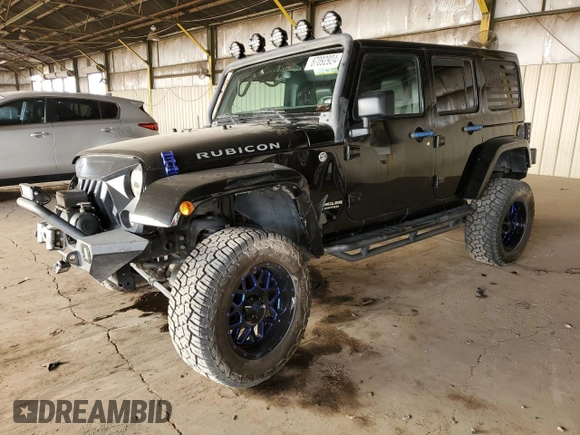 2017 Jeep Wrangler Unlimited Rubicon Recon with VIN 1C4HJWFG5HL508658, listed as a Copart auction lot 87092924 with 108,574 mi miles and Salvage title. Bid and sale history available at DreamBid. Image 1.