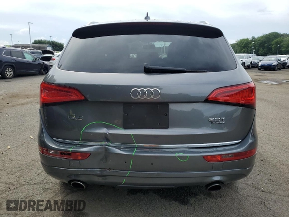 2016 Audi Q5 Premium with VIN WA1C2AFP0GA003108, listed as a Copart auction lot 63275655 with 72,181 mi miles and Salvage title. Bid and sale history available at DreamBid. Image 6.