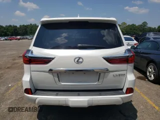 2019 Lexus LX with VIN JTJHY7AX4K4292213, listed as a Copart auction lot 66082974 with 0 mi miles and Salvage Title. Bid and sale history available at carsss.com. Image 6.