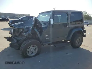 2003 Jeep Wrangler Sahara z VIN 1J4FA59S93P376775, wystawiony jako Copart lot #53979415 z przebiegiem 93 995 mil mil oraz Szkoda całkowita • Salvage title. Historia ofert i sprzedaży dostępna na DreamBid. Obrazek 1.