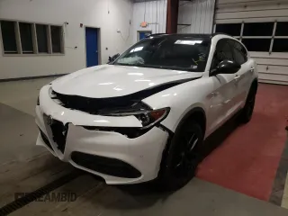 2019 Alfa Romeo Stelvio Ti Lusso z VIN ZASPAKBN5K7C68852, wystawiony jako Copart lot #63314622 z przebiegiem Nie podano mil oraz . Historia ofert i sprzedaży dostępna na DreamBid. Obrazek 2.