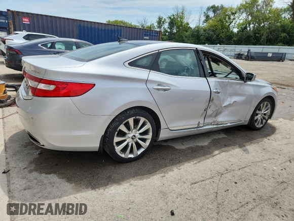 2014 Hyundai Azera Limited with VIN KMHFH4JG1EA423897, listed as a Copart auction lot 64299715 with 129,381 mi miles and Non repairable. Bid and sale history available at DreamBid. Image 3.