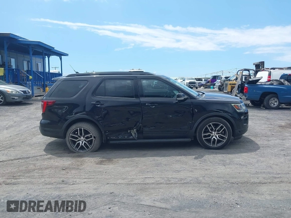 2019 Ford Explorer Sport with VIN 1FM5K8GT9KGA10143, listed as a IAAI auction lot 41935836 with 62,531 mi miles and . Bid and sale history available at DreamBid. Image 13.