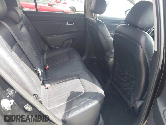 2013 Kia Sportage SX with VIN KNDPCCA61D7385219, listed as a IAAI auction lot 41945345 with 112,471 mi miles and . Bid and sale history available at carsss.com. Image 8.