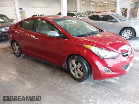 2013 Hyundai Elantra Limited with VIN KMHDH4AE2DU604574, listed as a IAAI auction lot 41638379 with 164,276 mi miles and . Bid and sale history available at DreamBid. Image 1.