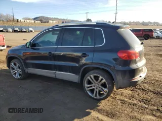2013 Volkswagen Tiguan SEL with VIN WVGBV3AX3DW058934, listed as a Copart auction lot 44268365 with 112,453 mi miles and Salvage Title. Bid and sale history available at DreamBid. Image 2.