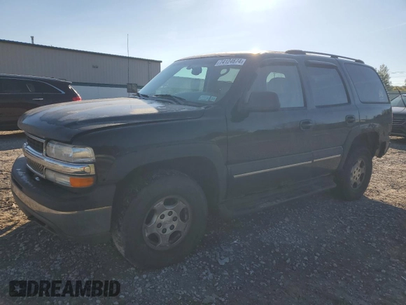 2004 Chevrolet Tahoe LS with VIN 1GNEK13T44J174219, listed as a Copart auction lot 74124674 with 235,172 mi miles and Salvage Title. Bid and sale history available at carsss.com. Image 1.