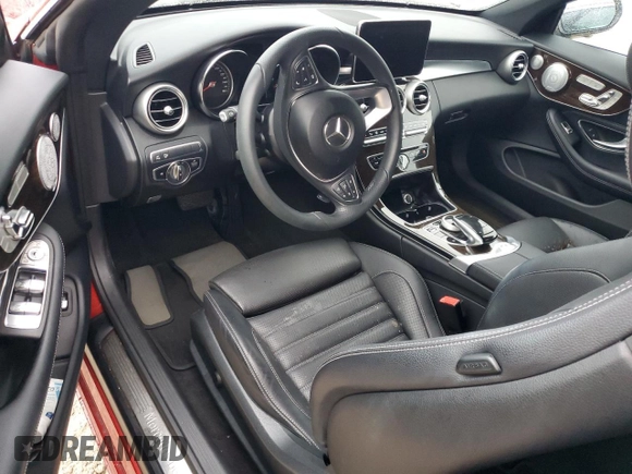 2018 Mercedes-Benz C 300 with VIN WDDWK4JB3JF720831, listed as a Copart auction lot 77084554 with Not Provided miles and Non Repairable. Bid and sale history available at DreamBid. Image 8.