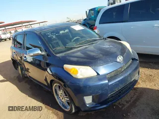 2008 Scion xD with VIN JTKKU10458J009832, listed as a IAAI auction lot 41501336 with 200,760 mi miles. Bid and sale history available at carsss.com. Image 1.