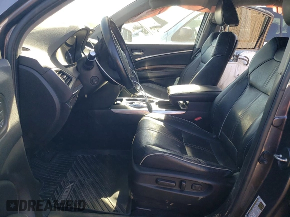 2017 Acura MDX Advance with VIN 5FRYD4H88HB044042, listed as a Copart auction lot 76552514 with 77,475 mi miles and Salvage title. Bid and sale history available at DreamBid. Image 7.