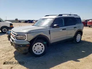 2024 Ford Bronco Sport Heritage with VIN 3FMCR9G63RRE67293, listed as a Copart auction lot 57208985 with 11,765 mi miles and Salvage title. Bid and sale history available at DreamBid. Image 1.
