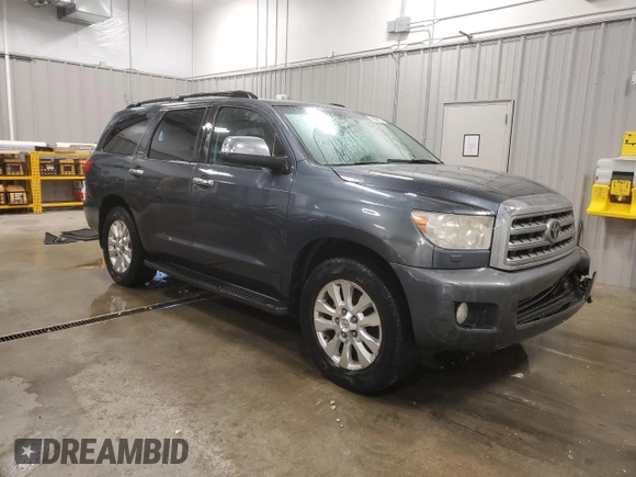 2008 Toyota Sequoia Platinum with VIN 5TDBY67A38S015135, listed as a Copart auction lot 80866114 with 315,842 mi miles and Clean Title. Bid and sale history available at carsss.com. Image 4.