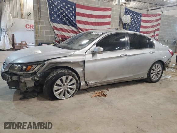 2015 Honda Accord EX-L с VIN 1HGCR2F86FA033827, выставлен на аукционе Copart как лот 89007255 с пробегом 205 834 миль миль и Списание • Salvage title. История ставок и продаж доступна на DreamBid. Изображение 1.