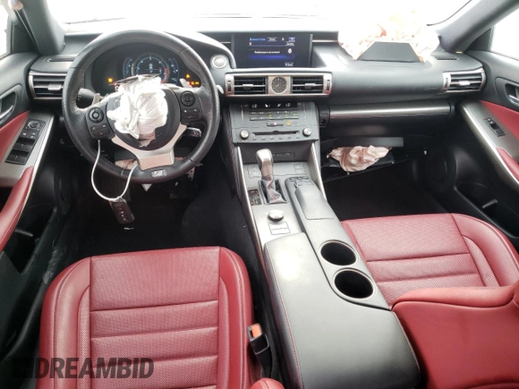 2016 Lexus IS 350 with VIN JTHCE1D23G5012266, listed as a Copart auction lot 70560524 with 52,421 mi miles and Salvage Title. Bid and sale history available at DreamBid. Image 8.