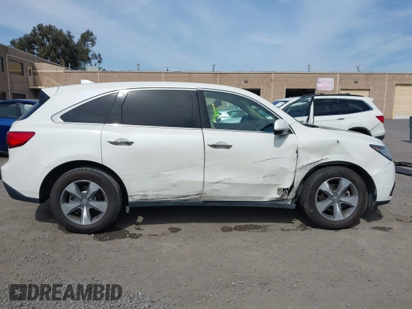 2016 Acura MDX with VIN 5FRYD3H25GB009205, listed as a IAAI auction lot 42099950 with 143,254 mi miles and . Bid and sale history available at DreamBid. Image 13.