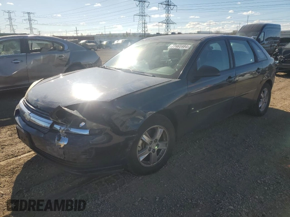 2005 Chevrolet Malibu Maxx LS with VIN 1G1ZT62865F118961, listed as a Copart auction lot 77465984 with 182,313 mi miles and Salvage Title. Bid and sale history available at carsss.com. Image 1.