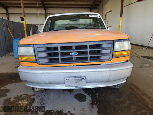 1993 Ford F-150 with VIN 1FTDF15Y1PNA42081, listed as a Copart auction lot 48376795 with 0 mi miles and Salvage Title. Bid and sale history available at carsss.com. Image 5.