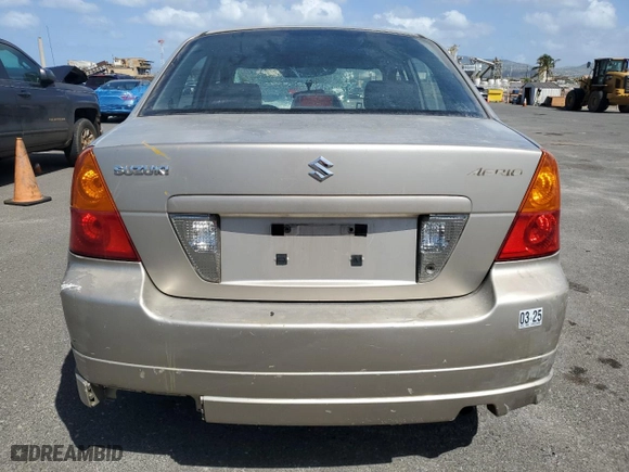 2006 Suzuki Aerio Premium Pkg with VIN JS2RA62S265305250, listed as a Copart auction lot 48345815 with 127,121 mi miles and Clean Title. Bid and sale history available at carsss.com. Image 6.