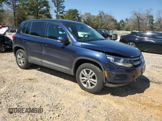 2012 Volkswagen Tiguan SEL with VIN WVGAV7AX0CW563993, listed as a Copart auction lot 48489285 with 129,021 mi miles and Salvage Title. Bid and sale history available at DreamBid. Image 4.