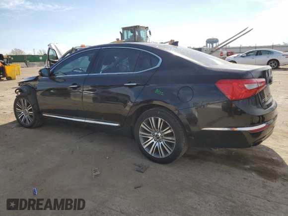 2014 Kia Cadenza Premium with VIN KNALN4D76E5134838, listed as a Copart auction lot 76967144 with 149,950 mi miles and Salvage Title. Bid and sale history available at carsss.com. Image 2.