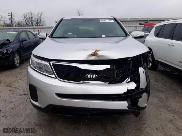 2014 Kia Sorento LX with VIN 5XYKT3A61EG504918, listed as a Copart auction lot 84441114 with 151,634 mi miles and Salvage Title. Bid and sale history available at carsss.com. Image 5.