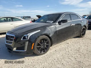 2014 Cadillac CTS Premium AWD with VIN 1G6AZ5S35E0159783, listed as a Copart auction lot 87081994 with 116,972 mi miles and Salvage Title. Bid and sale history available at DreamBid. Image 1.