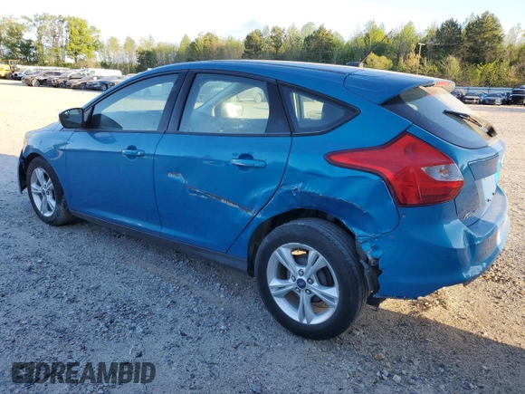 2013 Ford Focus SE with VIN 1FADP3K24DL370018, listed as a Copart auction lot 52604585 with 87,329 mi miles and Clean Title. Bid and sale history available at carsss.com. Image 2.