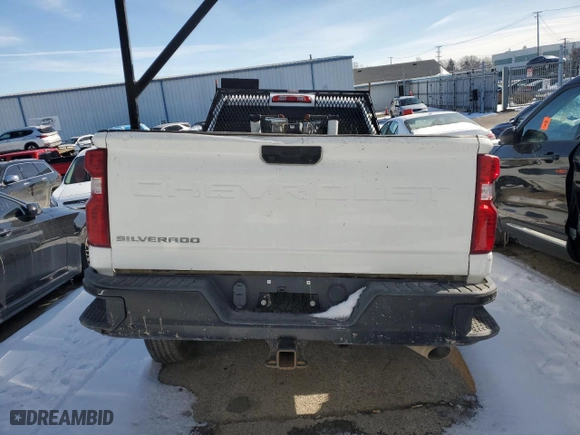 2021 Chevrolet Silverado 2500HD Work Truck with VIN 1GC0WLE71MF200667, listed as a Copart auction lot 44150295 with 0 mi miles and Clean Title. Bid and sale history available at carsss.com. Image 6.