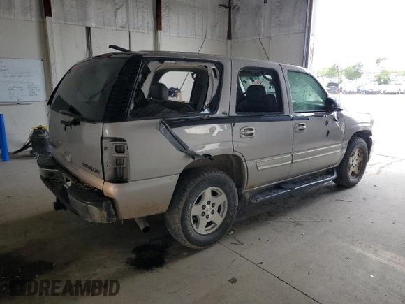 2004 Chevrolet Tahoe LT with VIN 1GNEC13Z14J323770, listed as a Copart auction lot 57846675 with 140,232 mi miles and Salvage title. Bid and sale history available at DreamBid. Image 3.