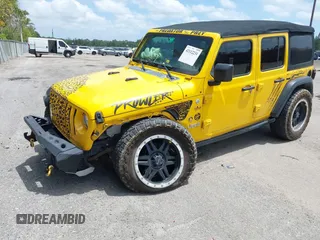 2018 Jeep Wrangler Unlimited Sport z VIN 1C4HJXDN2JW324872, wystawiony jako IAAI lot #42112231 z przebiegiem 80 412 mil mil oraz . Historia ofert i sprzedaży dostępna na DreamBid. Obrazek 6.
