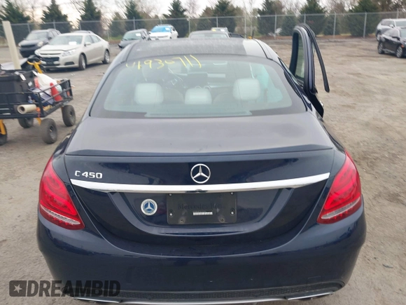 2016 Mercedes-Benz C 450 AMG with VIN 55SWF6EB1GU127291, listed as a IAAI auction lot 41930711 with 32,614 mi miles and . Bid and sale history available at carsss.com. Image 16.