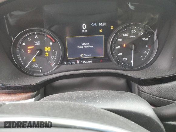 2022 Cadillac XT5 FWD Premium Luxury with VIN 1GYKNCRS1NZ117079, listed as a Copart auction lot 41448805 with 17,552 mi miles and Salvage title. Bid and sale history available at DreamBid. Image 9.