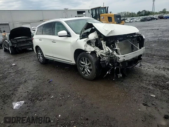 2013 Infiniti JX35 with VIN 5N1AL0MM5DC324103, listed as a Copart auction lot 52975435 with 153,545 mi miles and Salvage Title. Bid and sale history available at carsss.com. Image 12.