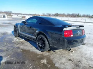 2007 Ford Mustang GT Deluxe with VIN 1ZVFT82H775319621, listed as a IAAI auction lot 41352594 with 123,842 mi miles. Bid and sale history available at carsss.com. Image 3.