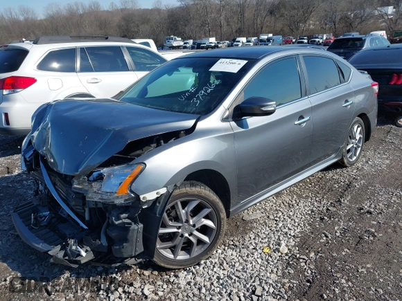 2015 Nissan Sentra S with VIN 3N1AB7AP0FY379263, listed as a IAAI auction lot 41320006 with 106,228 mi miles and . Bid and sale history available at DreamBid. Image 17.