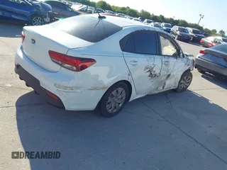 2020 Kia Rio LX with VIN 3KPA24AD1LE296424, listed as a IAAI auction lot 41992256 with Not Provided miles and . Bid and sale history available at DreamBid. Image 4.