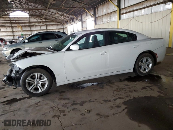 2021 Dodge Charger SXT with VIN 2C3CDXBG4MH579164, listed as a Copart auction lot 48376305 with 68,543 mi miles and Salvage Title. Bid and sale history available at carsss.com. Image 1.
