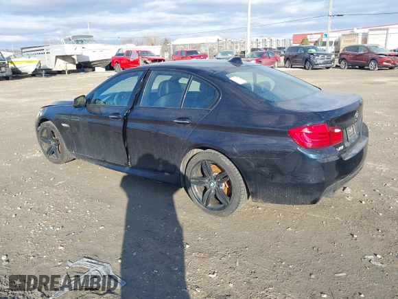 2013 BMW 5 Series 550i xDrive with VIN WBAFU9C50DDY70756, listed as a IAAI auction lot 41465006 with 161,615 mi miles and . Bid and sale history available at carsss.com. Image 3.