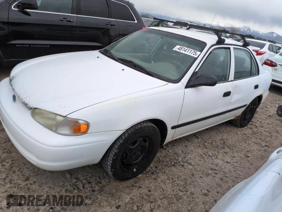 2002 Chevrolet Prizm z VIN 1Y1SK52822Z417911, wystawiony jako Copart lot #48141175 z przebiegiem 187 604 mil mil oraz Szkoda całkowita • Salvage title. Historia ofert i sprzedaży dostępna na DreamBid. Obrazek 1.