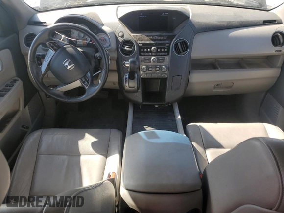 2012 Honda Pilot EX-L with VIN 5FNYF4H52CB083641, listed as a Copart auction lot 46923865 with 105,120 mi miles and Salvage Title. Bid and sale history available at DreamBid. Image 8.
