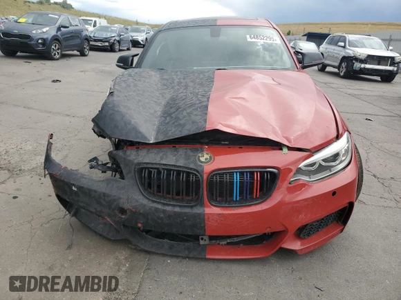 2016 BMW 2 Series M235i with VIN WBA1J7C50GV360056, listed as a Copart auction lot 64852295 with Not provided miles and Salvage title. Bid and sale history available at DreamBid. Image 5.