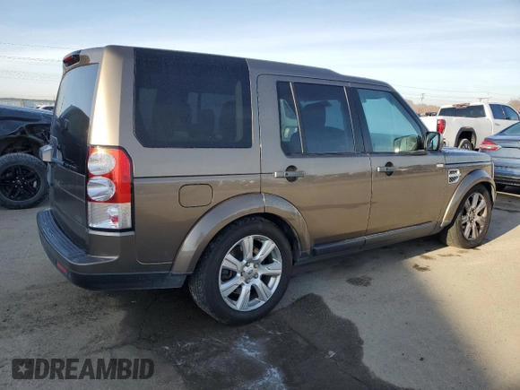 2013 Land Rover LR4 Lux with VIN SALAK2D44DA661143, listed as a Copart auction lot 46303345 with 170,487 mi miles and Clean title. Bid and sale history available at DreamBid. Image 3.