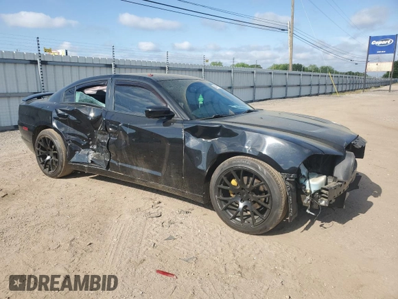 2014 Dodge Charger SXT z VIN 2C3CDXHG1EH334671, wystawiony jako Copart lot #54814145 z przebiegiem 97 996 mil mil oraz Szkoda całkowita • Salvage title. Historia ofert i sprzedaży dostępna na DreamBid. Obrazek 4.