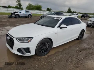 2023 Audi A4 S line Premium Plus z VIN WAUEAAF4XPN006529, wystawiony jako Copart lot #54380495 z przebiegiem 47 854 mil mil oraz Szkoda całkowita • Salvage title. Historia ofert i sprzedaży dostępna na DreamBid. Obrazek 1.