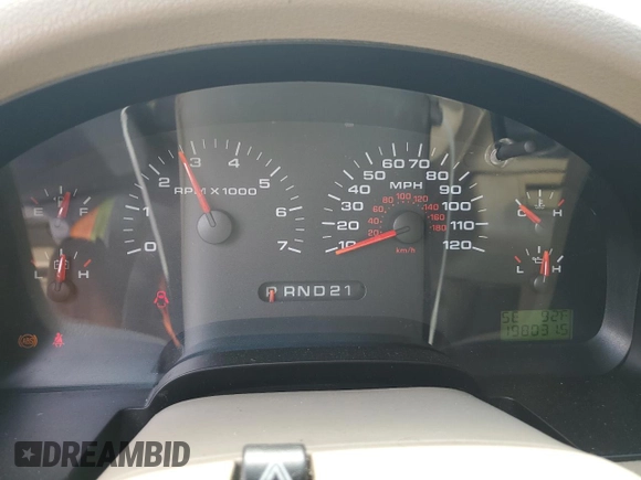 2005 Ford F-150 STX with VIN 1FTRX12W25NB93546, listed as a Copart auction lot 63132155 with 198,031 mi miles and Clean title. Bid and sale history available at DreamBid. Image 9.